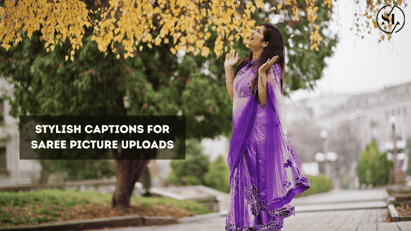 Captions for Saree Picture