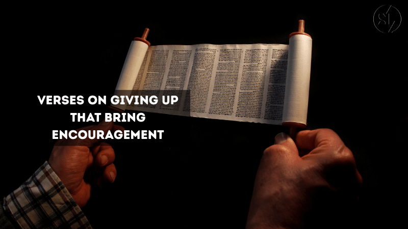 Verses on Giving Up 