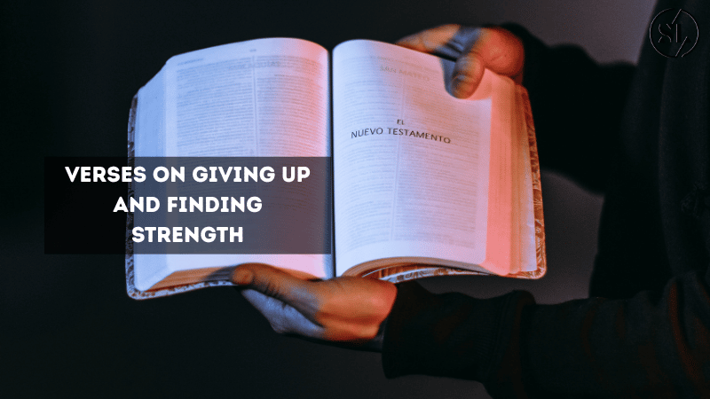 Verses on Giving Up 