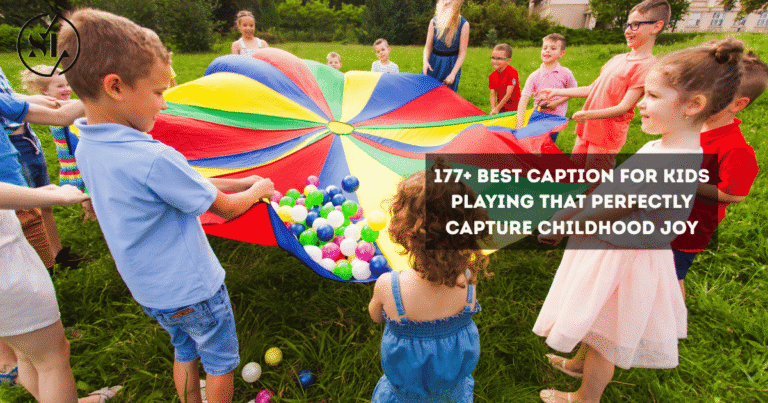 Caption for Kids Playing