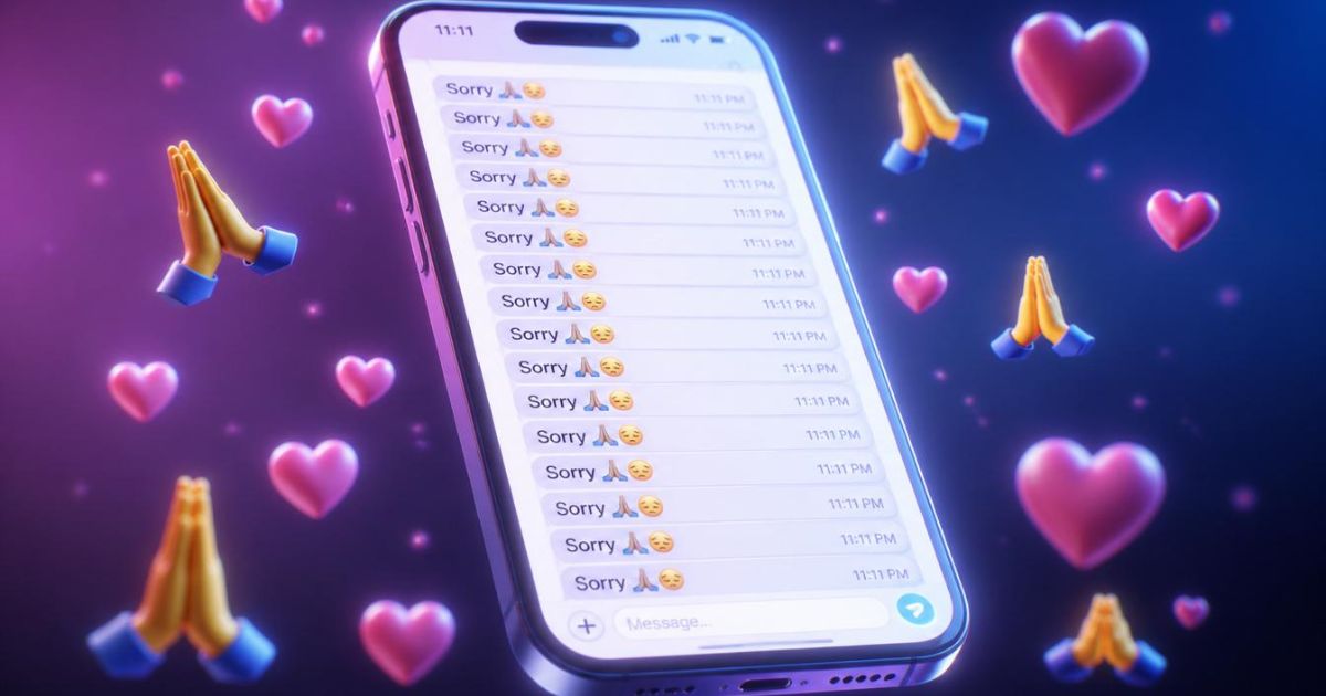 Sorry 100 to 10,000 Times Copy & Paste